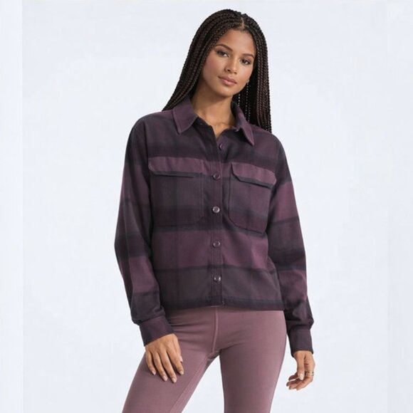 The North Face Jackets & Blazers - The North Face Womens Valley Flannel Shacket Purple Size Large